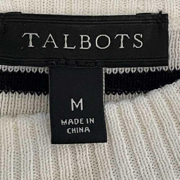 Talbots Flare Sleeve Stripe Pullover - Picture 8 of 8